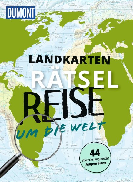 Buchcover: Landkarten-Rätselreise um die Welt Buchcover: Landkarten-Rätselreise um die Welt