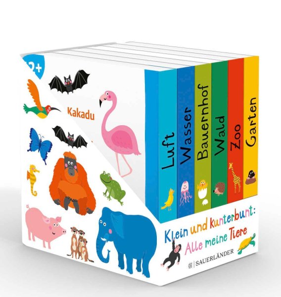 Buchcover: Klein und kunterbunt: Alle meine Tiere (Würfel) Buchcover: Klein und kunterbunt: Alle meine Tiere (Würfel)