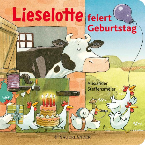 Buchcover: Lieselotte feiert Geburtstag