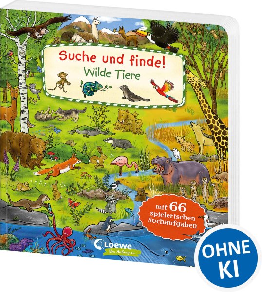 Buchcover: Suche und finde! - Wilde Tiere