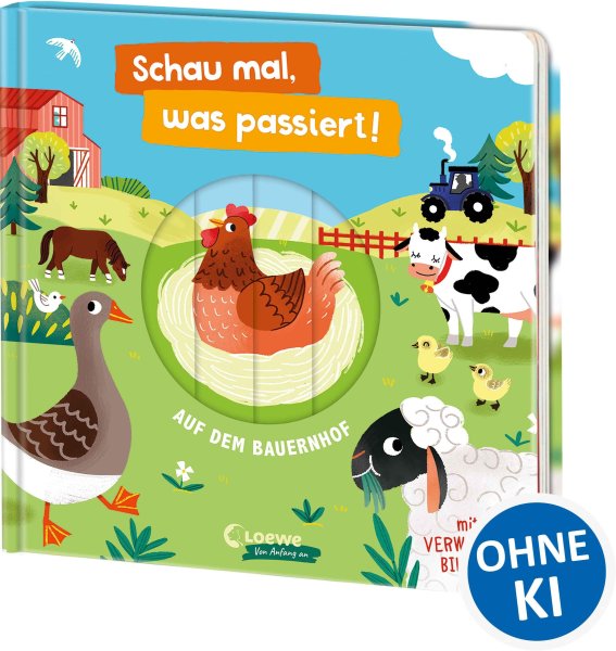Buchcover: Schau mal, was passiert! Auf dem Bauernhof