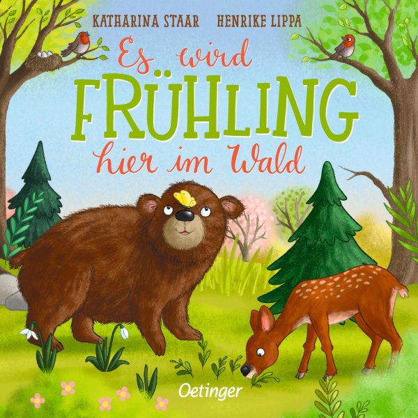 Buchcover: Es wird Frühling hier im Wald