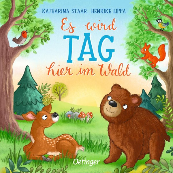 Buchcover: Es wird Tag hier im Wald