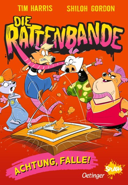 Buchcover: Die Rattenbande 3. Achtung, Falle!