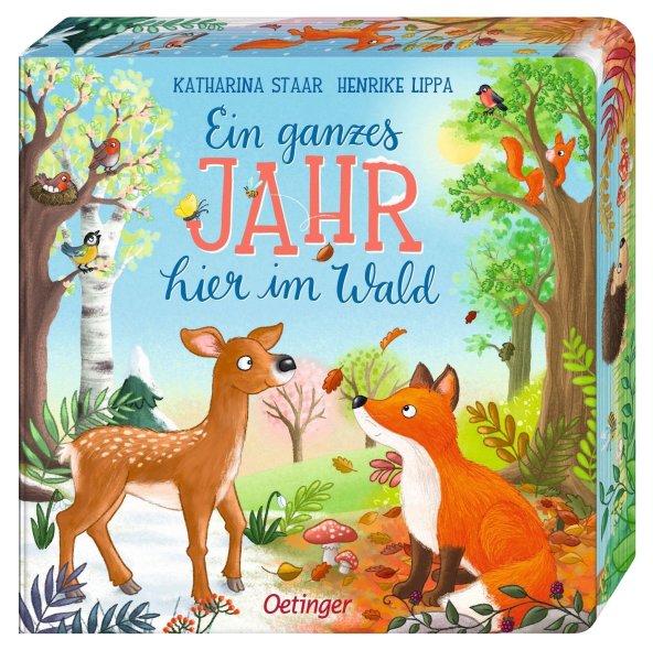 Buchcover: Ein ganzes Jahr hier im Wald