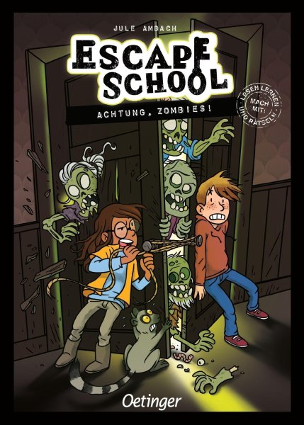 Buchcover: Escape School 4. Achtung, Zombies!