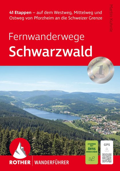 Buchcover: ROTHER Wanderführer Fernwanderwege Schwarzwald