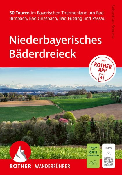Buchcover: ROTHER Wanderführer Niederbayerisches Bäderdreieck. 50 Touren im Bayerischen Thermenland