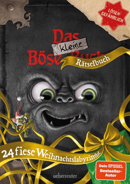Buchcover: Das kleine Böse Rätselbuch - 24 fiese Weihnachtslabyrinthe (Das kleine Böse Buch)