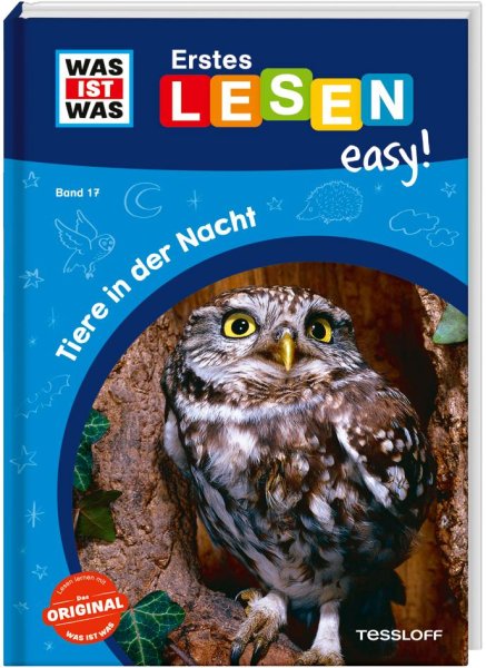 Buchcover: WAS IST WAS Erstes Lesen easy! Band 17. Tiere in der Nacht
