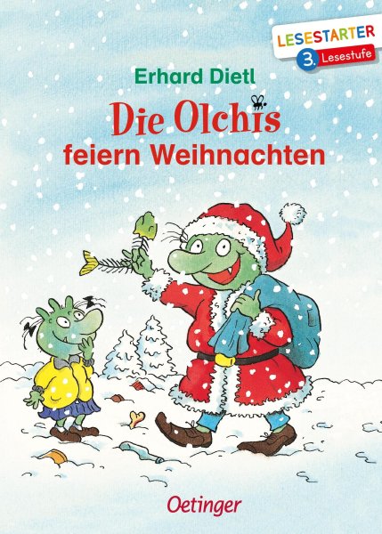 Buchcover: Die Olchis feiern Weihnachten