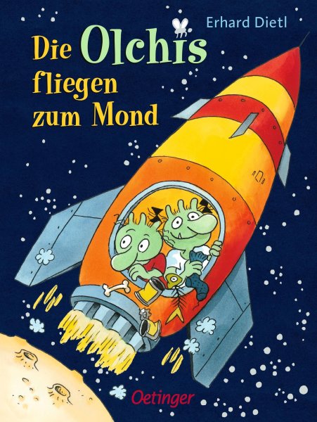 Buchcover: Die Olchis fliegen zum Mond