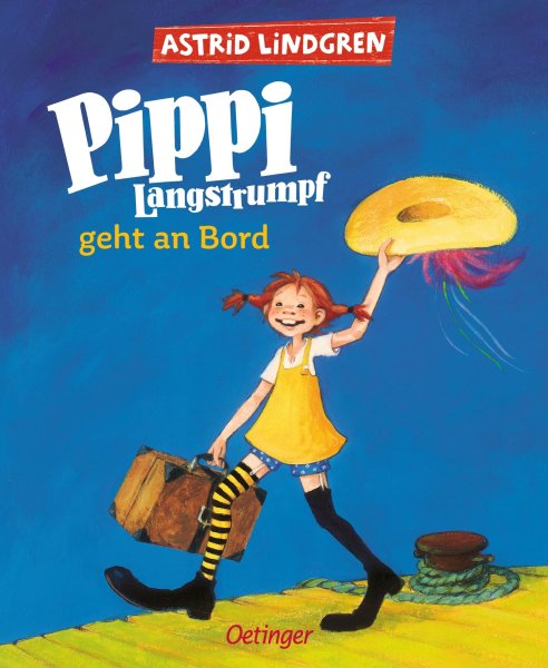 Buchcover: Pippi Langstrumpf geht an Bord (farbig) Buchcover: Pippi Langstrumpf geht an Bord (farbig)