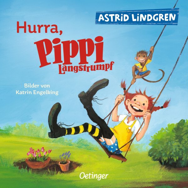 Buchcover: Hurra, Pippi Langstrumpf