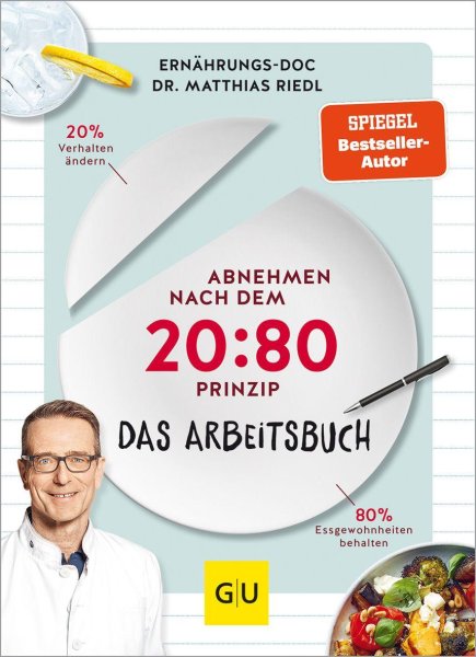 Buchcover: Abnehmen nach dem 20:80-Prinzip - Das Arbeitsbuch