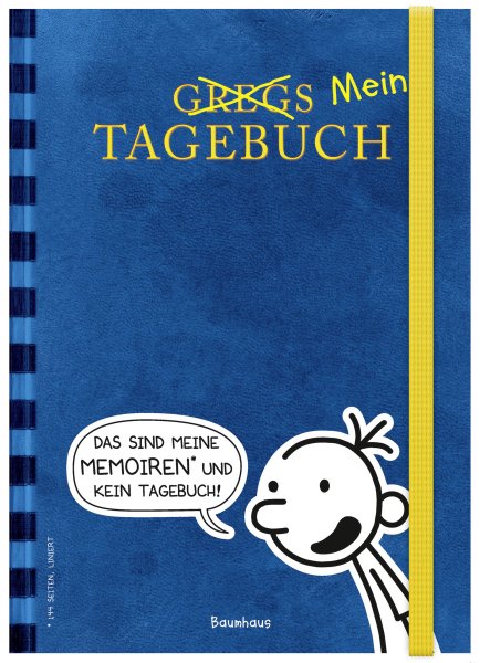 Buchcover: Gregs (Mein) Tagebuch (blau)