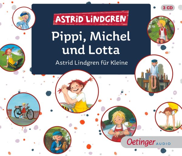 Buchcover: Pippi, Michel und Lotta