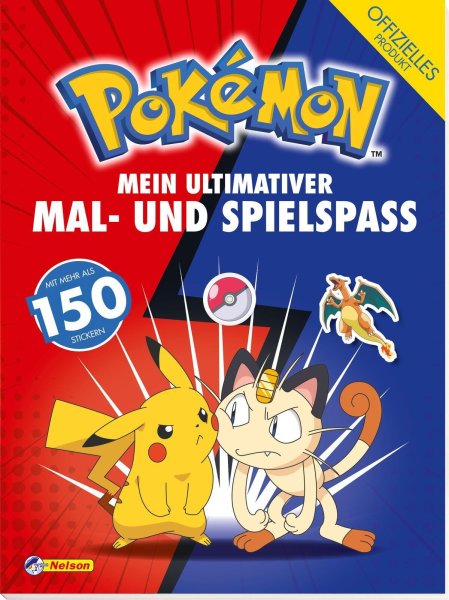 Buchcover: Pokémon: Mein ultimativer Spiel- und Malspaß