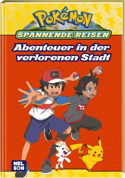 Buchcover: Pokémon Lesebuch: Spannende Reisen: Abenteuer in der verlorenen Stadt Buchcover: Pokémon Lesebuch: Spannende Reisen: Abenteuer in der verlorenen Stadt