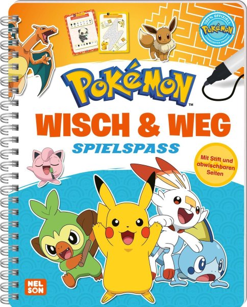 Buchcover: Pokémon Activity-Buch: Wisch & Weg - Spielspaß
