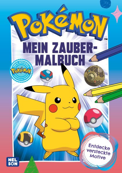 Buchcover: Pokémon Activity-Buch: Mein Zaubermalbuch