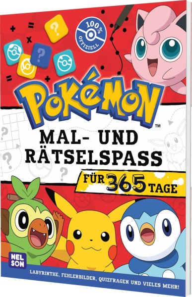 Buchcover: Pokémon Activity-Buch: Mal- und Rätselspaß für 365 Tage