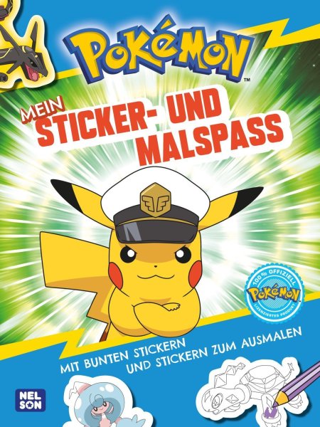 Buchcover: Pokémon Activity-Buch: Pokémon Mein Sticker- und Malspaß