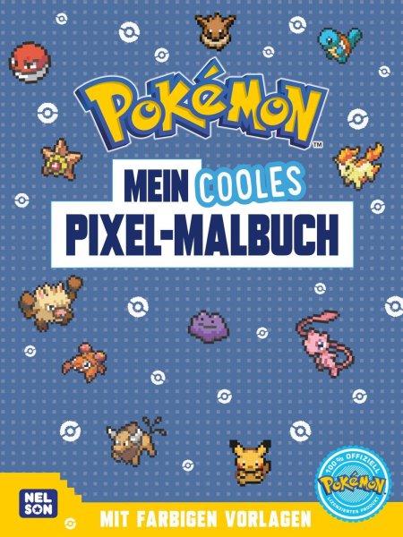 Buchcover: Pokémon Activity-Buch: Mein cooles Pixel-Malbuch