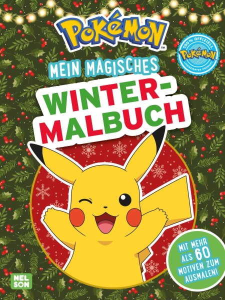 Buchcover: Pokémon Activity-Buch: Mein magisches Winter-Malbuch