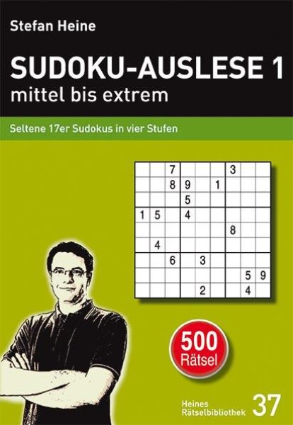 Buchcover: SUDOKU-AUSLESE 1 - mittel bis extrem