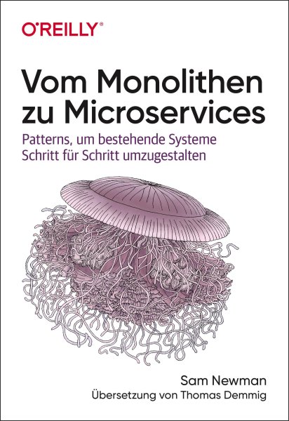 Buchcover: Vom Monolithen zu Microservices