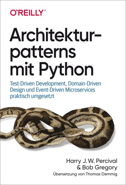 Buchcover: Architekturpatterns mit Python