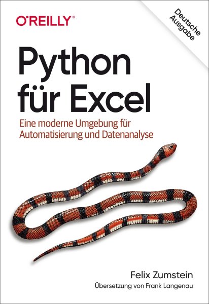 Buchcover: Python für Excel