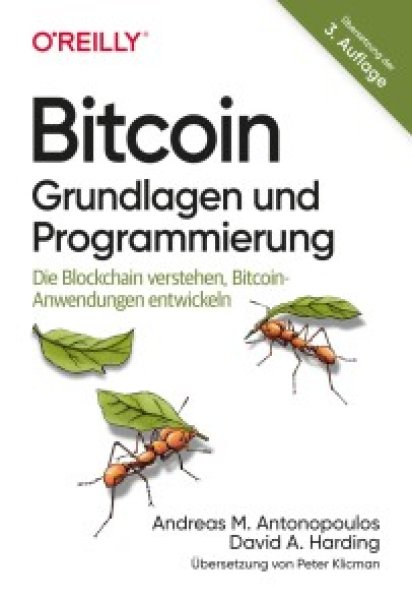 Buchcover: Bitcoin - Grundlagen und Programmierung