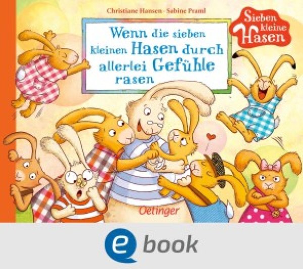 Buchcover: Wenn die sieben kleinen Hasen durch allerlei Gefühle rasen Buchcover: Wenn die sieben kleinen Hasen durch allerlei Gefühle rasen