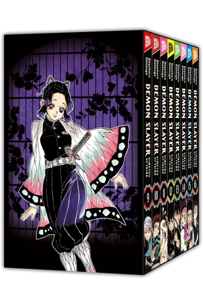 Buchcover: Demon Slayer - Kimetsu no Yaiba 9-16 mit Sammelschuber
