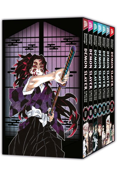 Buchcover: Demon Slayer - Kimetsu no Yaiba - 17-23 mit Sammelschuber