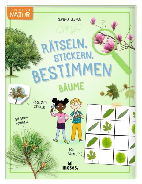 Buchcover: Expedition Natur Rätseln, Stickern, Bestimmen - Bäume