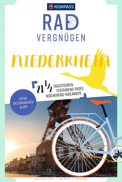 Buchcover: KOMPASS Radvergnügen Niederrhein