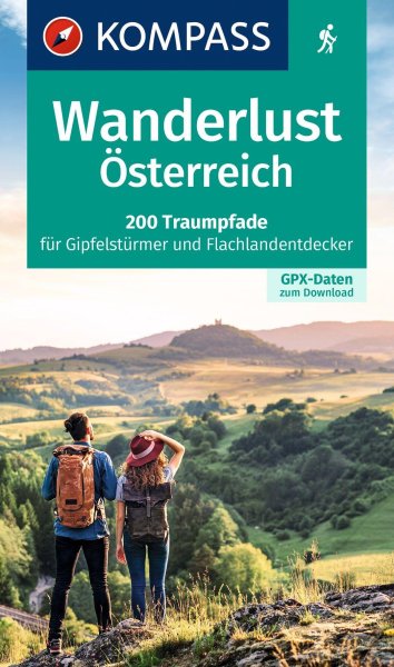 Buchcover: KOMPASS Wanderlust Österreich