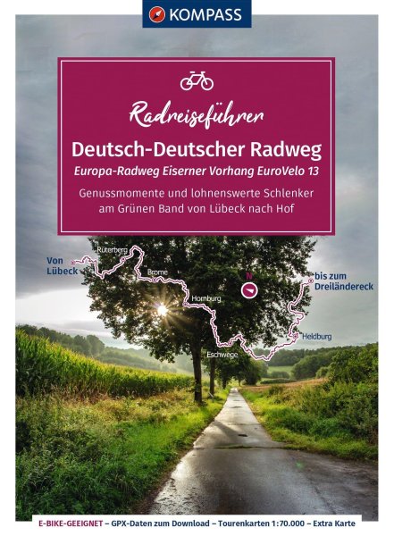 Buchcover: KOMPASS Radreiseführer Europa-Radweg Eiserner Vorhang / Deutsch-Deutscher Radweg Buchcover: KOMPASS Radreiseführer Europa-Radweg Eiserner Vorhang / Deutsch-Deutscher Radweg