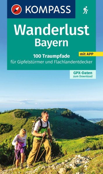 Buchcover: KOMPASS Wanderlust Bayern