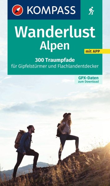 Buchcover: KOMPASS Wanderlust Alpen