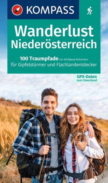 Buchcover: KOMPASS Wanderlust Niederösterreich