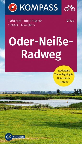 Buchcover: KOMPASS Fahrrad-Tourenkarte Oder-Neiße-Radweg 1:50.000 Buchcover: KOMPASS Fahrrad-Tourenkarte Oder-Neiße-Radweg 1:50.000