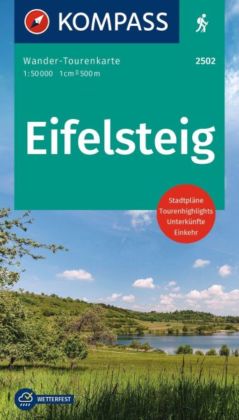 Buchcover: KOMPASS Wander-Tourenkarte Eifelsteig 1:50.000 Buchcover: KOMPASS Wander-Tourenkarte Eifelsteig 1:50.000