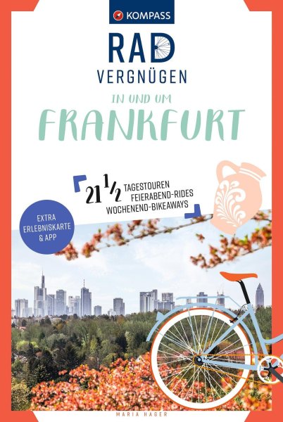 Buchcover: KOMPASS Radvergnügen in und um Frankfurt Buchcover: KOMPASS Radvergnügen in und um Frankfurt