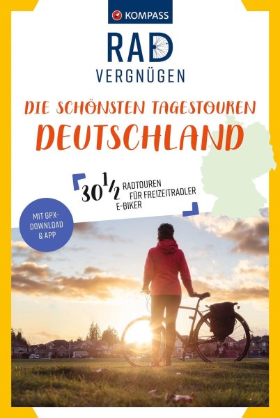 Buchcover: KOMPASS Radvergnügen Die schönsten Tagestouren Deutschland