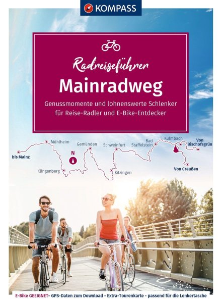 Buchcover: KOMPASS Radreiseführer Mainradweg Buchcover: KOMPASS Radreiseführer Mainradweg