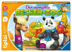 Buchcover: Ravensburger tiptoi Spiel 00104 - Der verrückte Rechen-Zoo - Lernspiel ab 4 Jahren, lehrreiches Zahlenspiel für Jungen und Mädchen, für ...